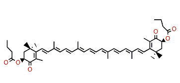 (3S,3'S)-Dihydroxy-beta,beta-carotene-4,4'-dione 3,3'-diester